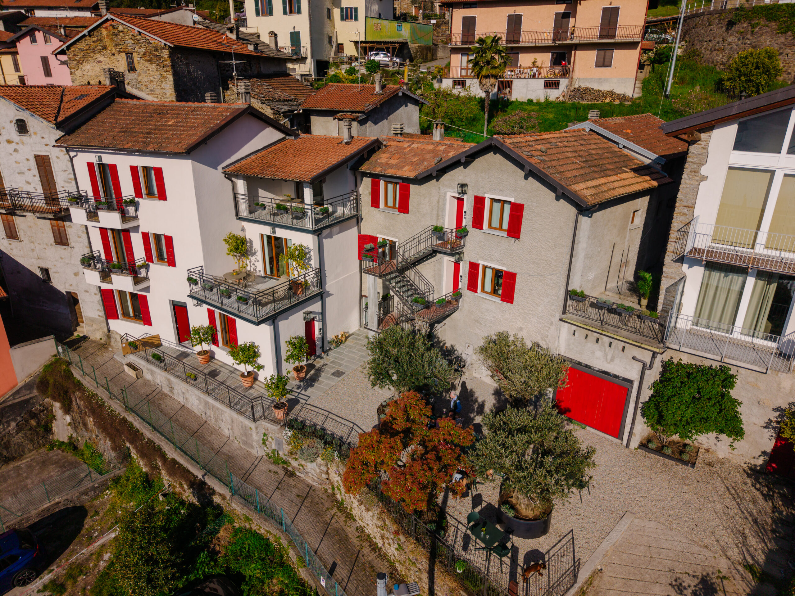 Luftaufnahme des Harmony Collection Gebäudes